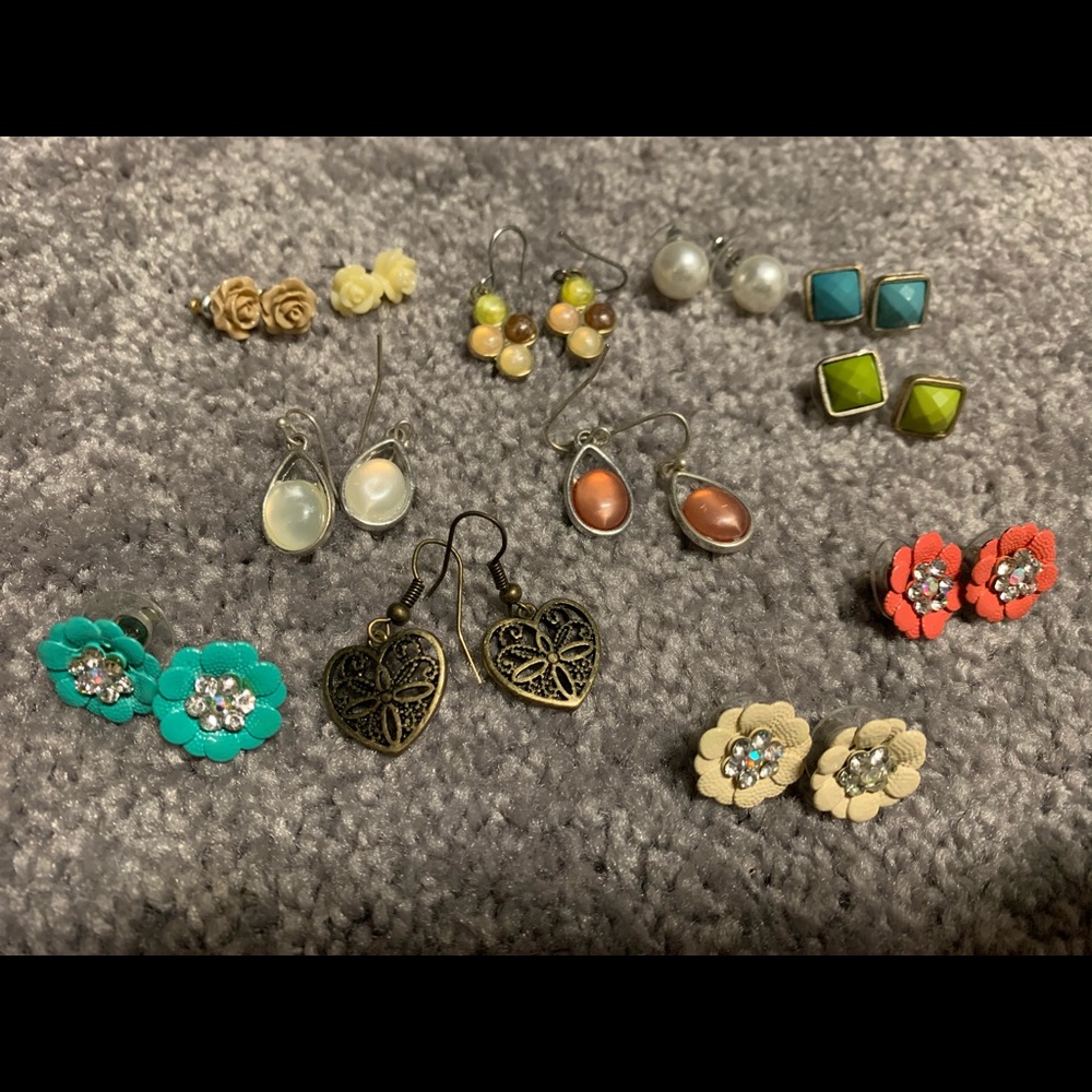 Bundle of Earrings for pierced ears